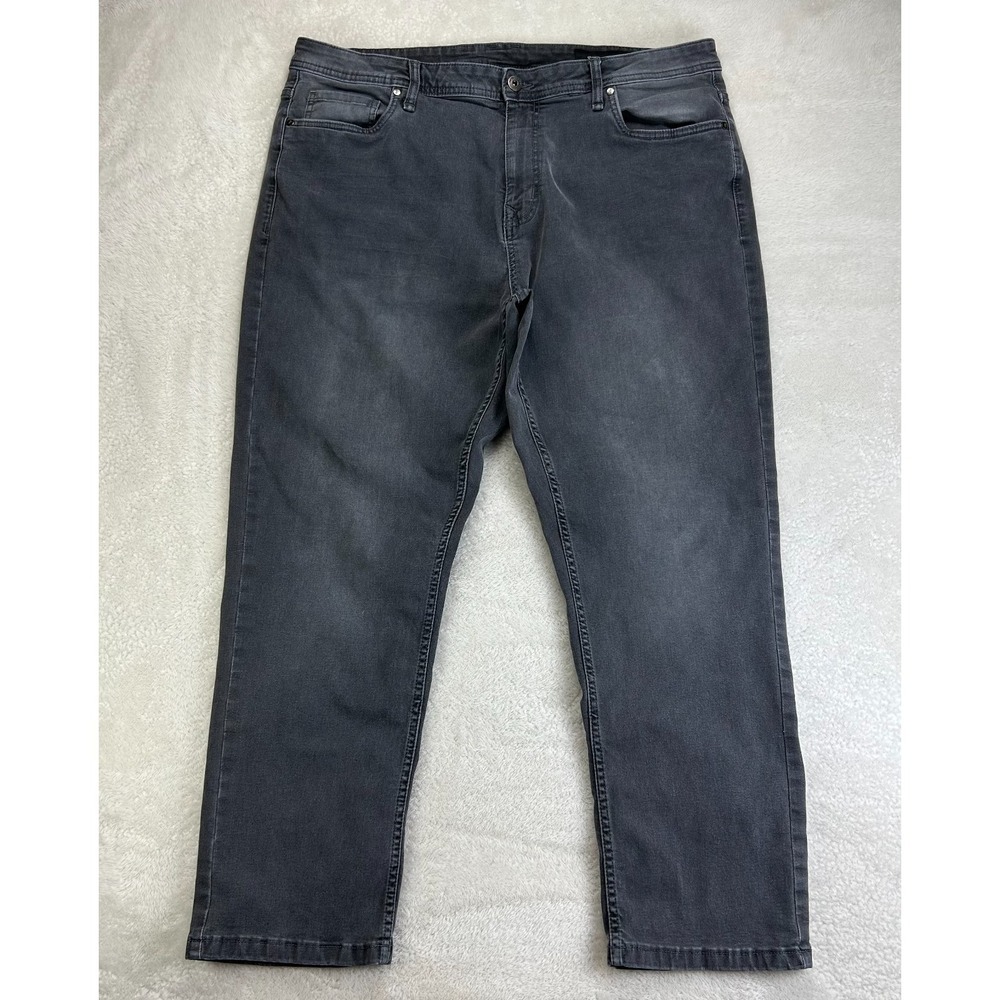 The Perfect Jean NYC Athletic Fit Jeans Mens 40X30 Gray Denim Straight Leg